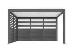 Claustra coulissant côté 3M pour pergola autoportée