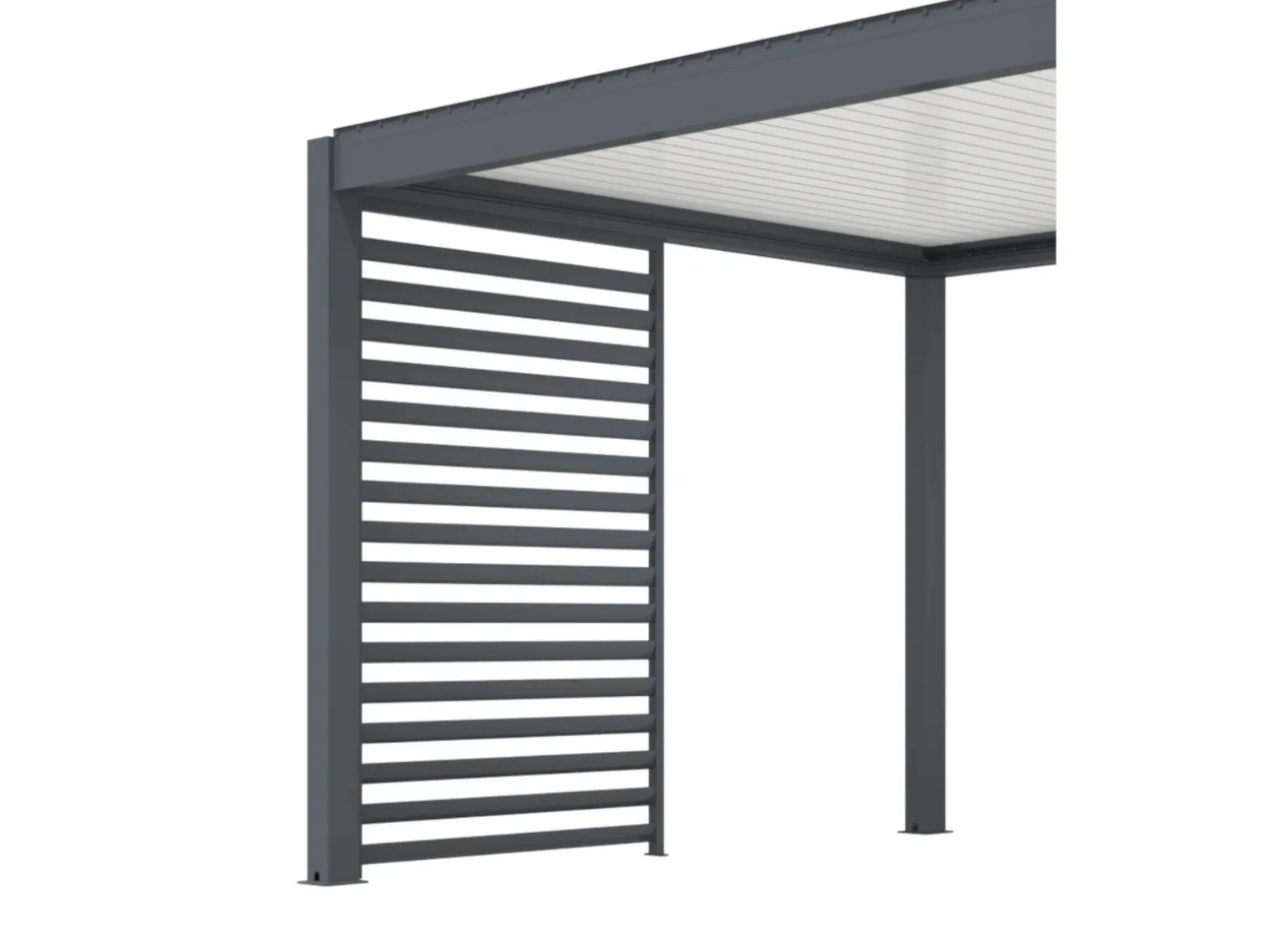 Claustra côté 3M pour pergola autoportée