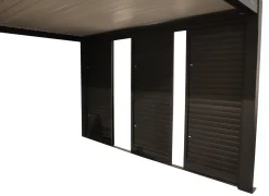 Claustra ouvrant côté 4M pour pergola autoportée
