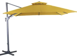 Parasol déporté NH 3x3 m orientable et ventilé
