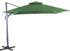 Parasol déporté NH 3x3 m orientable et ventilé