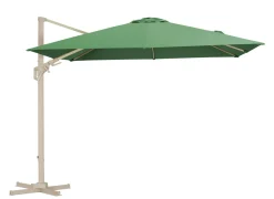 Parasol déporté NH 3x3 m orientable, mât crème