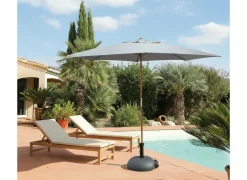 Parasol droit bois 3 x 2 m