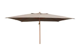 Parasol droit bois 3 x 4 m