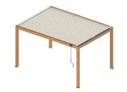 Pergola autoportée Mira 3x4 m Heat