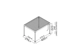 Pergola autoportée Zéphir 3x4 m manuelle