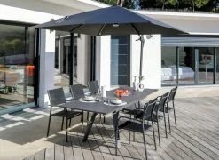 Table Agra 150/200/250 cm, plateau céramique