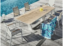 Table Amber 180/230/280 cm, plateau Kedra®