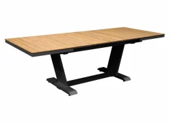 Table Amber 180/240 cm, plateau à lames teck FSC®