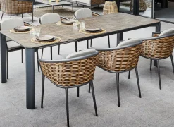 Table Doelan II 180/240 cm, plateau HPL