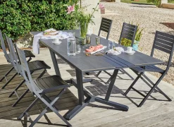 Table Galléo 150/200/250 cm, plateau HPL