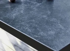 Table haute Chanéo, plateau céramique