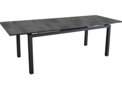 Table Hivaoa 180/240cm, plateau à lames HPL