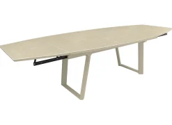 Table Manta 180/230/280 cm, plateau céramique