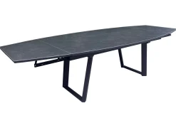 Table Manta 180/230/280 cm, plateau céramique