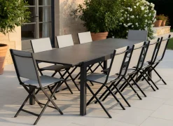 Table Olivia 200/300 cm, plateau céramique