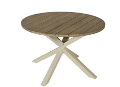 Table Oriane ø 112 cm, plateau acacia FSC®