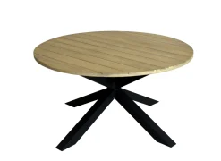 Table ronde Oriane 140 cm, plateau acacia FSC®