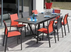 Table Vita 150/200/250 cm, plateau Kedra®
