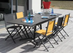Table Vita 150/200/250 cm, plateau Kedra®