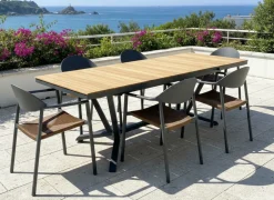 Table Vita 180/240 cm, plateau teck FSC®